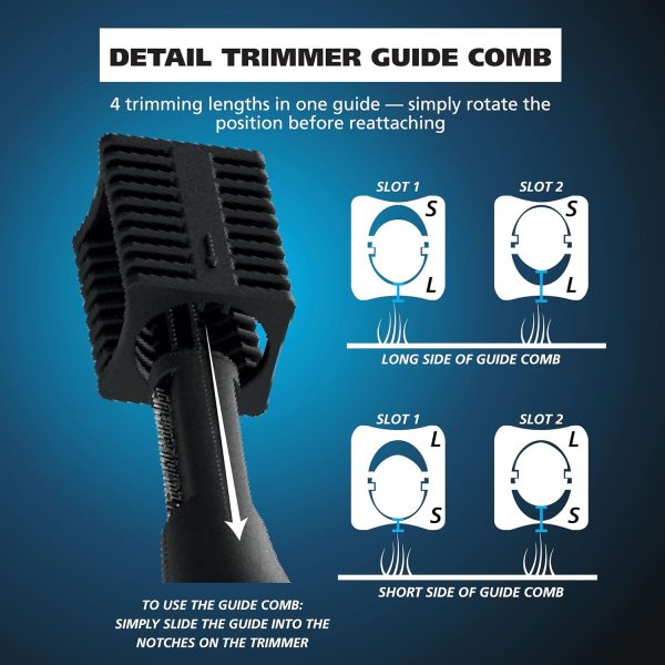 Wahl DualTech® Pro Series® 2 in 1 Lithium Battery Dual Sided Eyebrow Trimmer and Nose Hair Trimmer for Men – Model 3025698 - Image 6