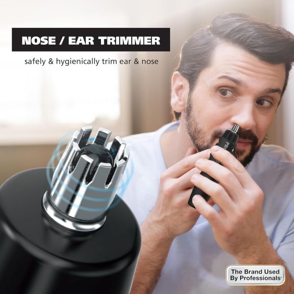 Wahl DualTech® Pro Series® 2 in 1 Lithium Battery Dual Sided Eyebrow Trimmer and Nose Hair Trimmer for Men – Model 3025698 - Image 7