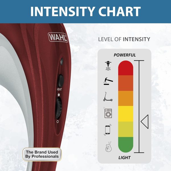 Wahl Hot Cold Therapeutic Light Vibratory Corded Massager, Soothing to Medium Vibratory Speeds, Relieve Muscle Pain and Reduce Swelling from Chronic Pain, FSA Eligible, Model 4295-400 - Image 6