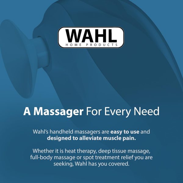 Wahl All Body Corded Light Soothing Vibratory Massager with 4 Attachment Heads - Gentle Relief - Massage Tools for Back, Foot, Neck, and Leg Massage – FSA Eligible - Model 4120-600 - Image 6