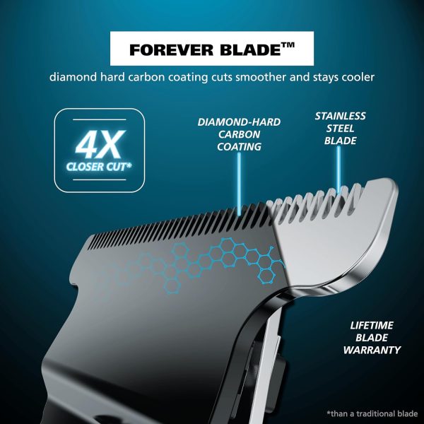 Wahl USA Pro Series High Visibility Skeleton Style Trimmer, Lithium-Ion Cordless USB Rechargeable All in One Shaving & Close Cutting Beard Trimmer for Men with Near Zero Gap Blade – 3026018 - Image 3