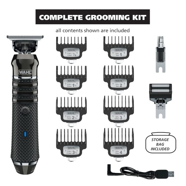 Wahl USA Pro Series High Visibility Skeleton Style Trimmer, Lithium-Ion Cordless USB Rechargeable All in One Shaving & Close Cutting Beard Trimmer for Men with Near Zero Gap Blade – 3026018 - Image 11
