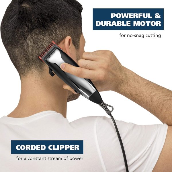 Wahl Clipper USA Color Pro Complete Haircutting Kit with Easy Color Coded Guide Combs - Corded Clipper for Hair Clipping & Grooming Men, Women, & Children - Model 79300-1001M - Image 12
