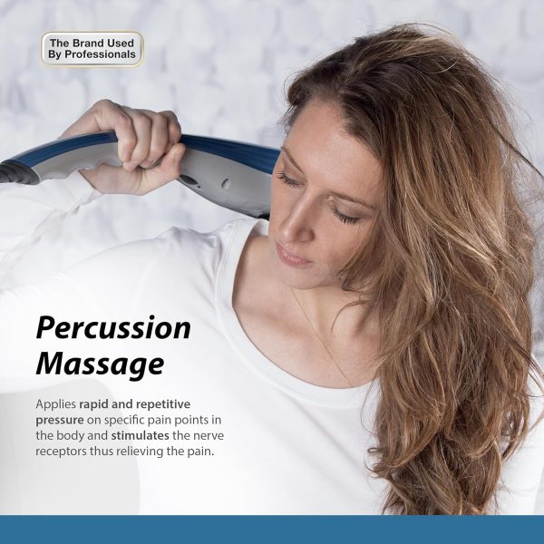 Wahl Deep Tissue Corded Long Handle Percussion Massager - Handheld Therapy with Variable Intensity to Relieve Pain in The Back, Neck, Shoulders, Muscles, & Legs – FSA Eligible - Model 4290-300 - Image 2